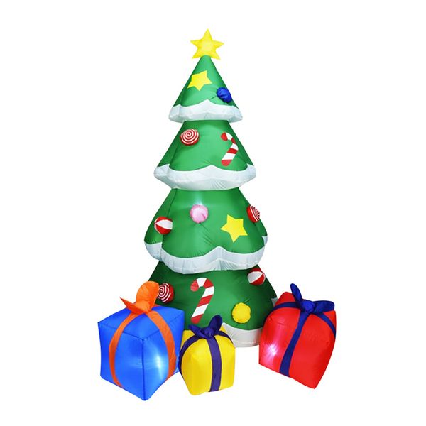 

26cm inflatable christmas tree with light christmas decoration led inflatable tree adornos de navidad 2019 kerst