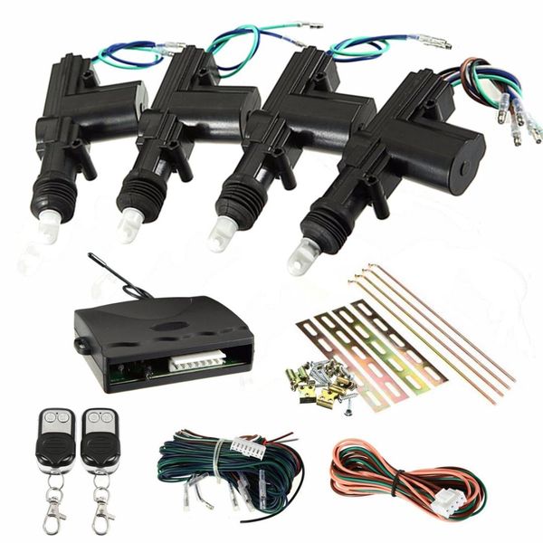

kroak universal 2/4 door remote keyless entry central locking kit car remote central kit door lock keyless entry system