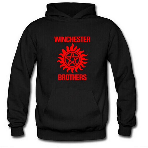 

supernatural hoodie men winchester bros mens hoodies winter autumn print fleece hooded sweatshirt casual fashion tracksuit x