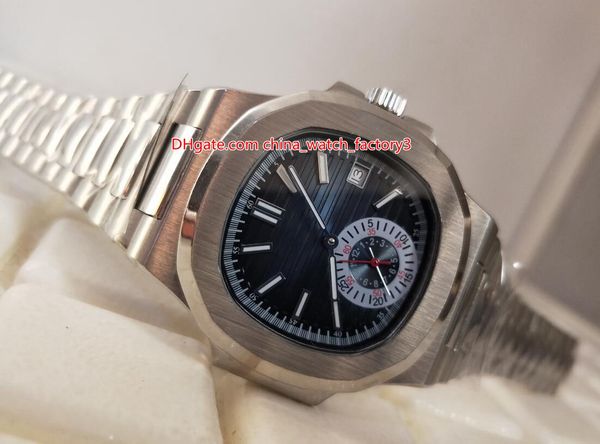 

items 40.5mm nautilus 5980/1a-001 5980/1a-014 wristwatches asia transparent mechanical automatic mens watch watches, Slivery;brown