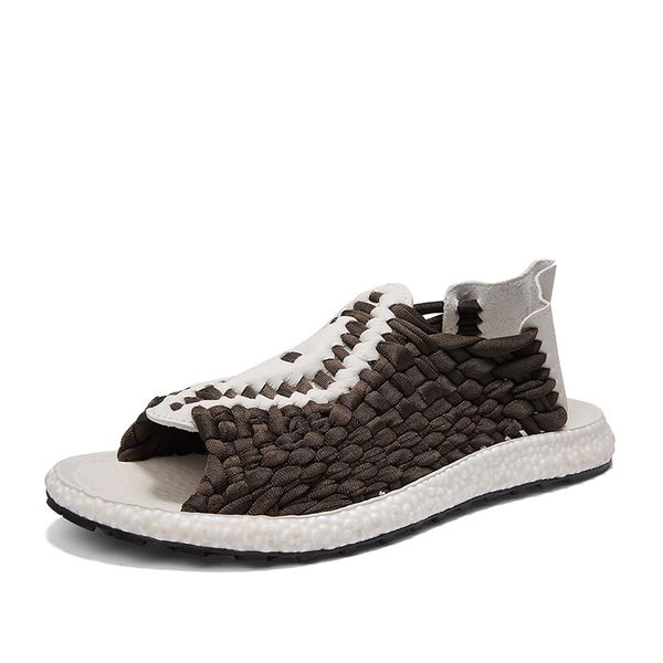 

beach shoe work light shoes shoes mens mujer breathabl man couple fashion running sandalias sneakers mens slippers on men blade, Black