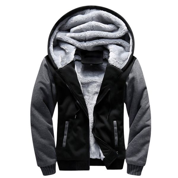 

usa size 2017 men winter autumn blank pattern european fashion bomber mens vintage thick fleece jacket men winter jackets coats, Black;brown