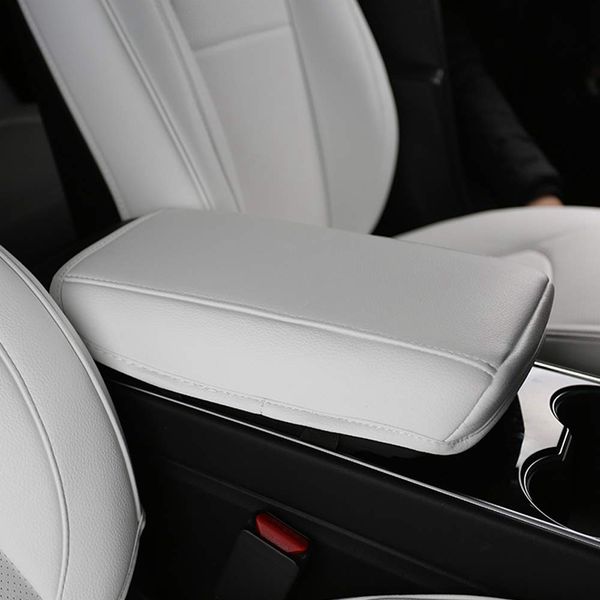 

auto central console armrest box pad tesla model 3 center console cover armrest pad