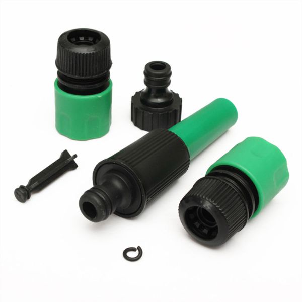 

4pcs/set multi-function watering sprinkler 1/2 3/4 inch quick connector garden irrigation water gun household car washing tool