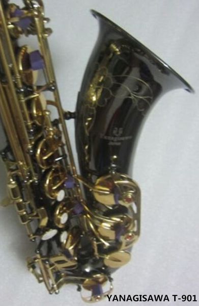 

2021 new japanese yanagisawa t-901tenor saxophone play professional black nickel gold key sax b tune instruments & case