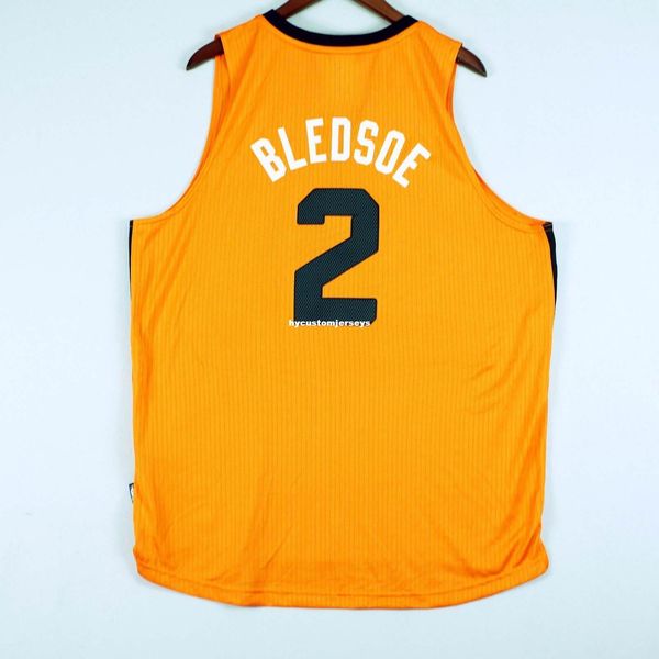 

100% stitched eric bledsoe #2 sewn jersey mens vest size xs-6xl stitched basketball jerseys ncaa, Black;blue