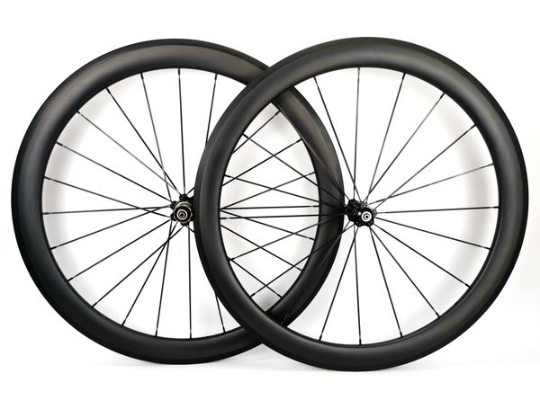 

700c 50mm depth road carbon wheels 25mm width bike clincher/tubular carbon wheelset with novatec 271/372 hub u-shape rim