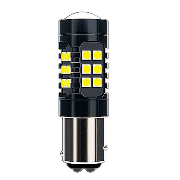 

1pcs 1157 bay15d p21/5w 27 smd 3030 led slamp 21/5w led car parking bulb brake lights source white red yellow