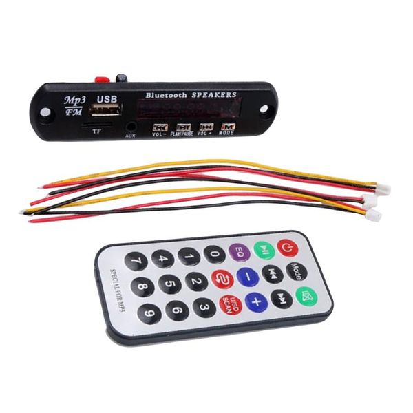 

12v mp3 decoder board audio module wireless bluetoothb tf radio for car