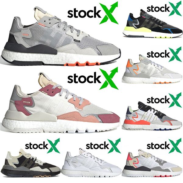 

2020 luxury 3m reflective nite jogger mens running shoes trace pink black and grey white ice mint stock x women sport sneakers