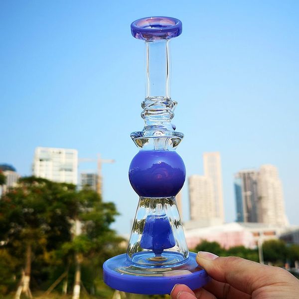 Piramit Tasarım Su Borular Cam Bong Nargile Duş Başlığı PERC Bongs Percolator Yağ Başlığı Dab Kuleleri Kısa Nekt Ağızlık Boru