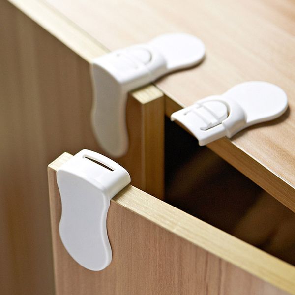 

3pc/lot baby child safety drawer cabinet lock for protection baby safety lock baby security card lock