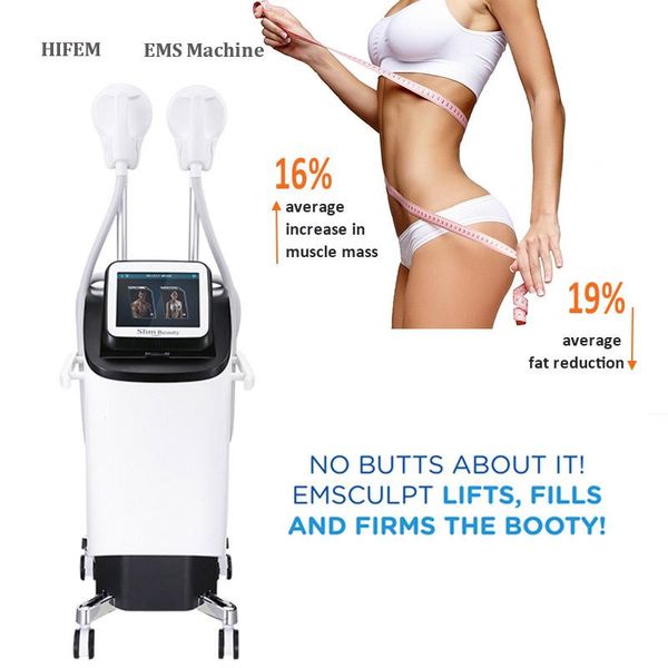 

2020 virtually painless emsculpting machine emslim body shaping machine emslim emsculpt fat removal dhl ce certificated