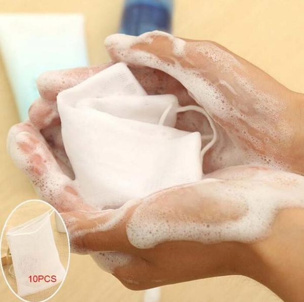 Seife Mesh Seife Schäumen Net Blase Mesh Tasche Haut Sauber Werkzeug Bequem Heißer Kostenloser versand