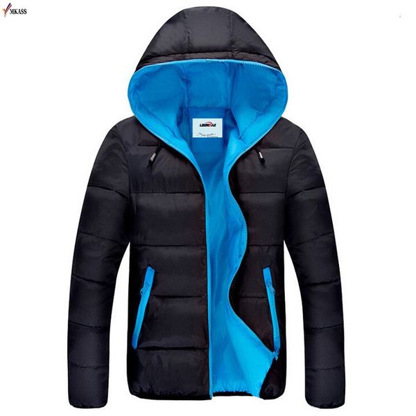 

2019 fashion casual winter jacket men coat comfortable jacket 6 colors plus size 4xl, Black
