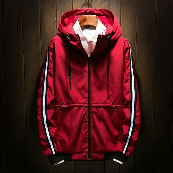 

мужчины весеннее пальто весна и осень новый стиль одежда в корейском стиле trend красивый versatile студенты вышивки повседневный сгусток, Black;brown