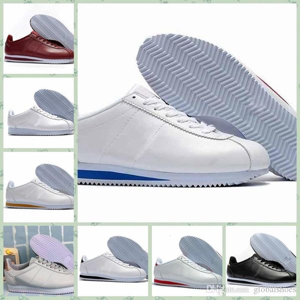 

nctz2a 2018 new sale men women classic cortez nylon prm casual adlut pink black red white blue lightweight run shoes size36-44