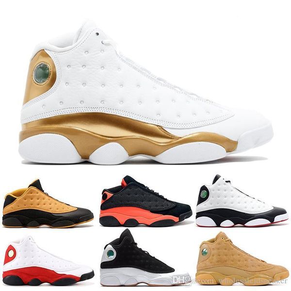 

13 2019 13s basketball shoes clot cap and gown melo atmosphere grey flint he got game altitude black cat mens trainer sports sneakers