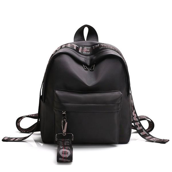 

2020 women new preppy style letter panelled backpack schoolbag for teenage girls ladies small travel bag student school bags
