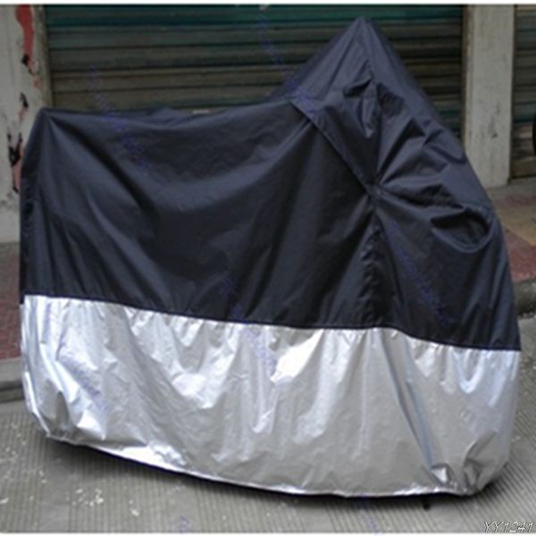 

2018 245*105*125cm motorcycle covering waterproof dustproof scooter cover outdoor uv resistant heavy racing bike cover g6kc