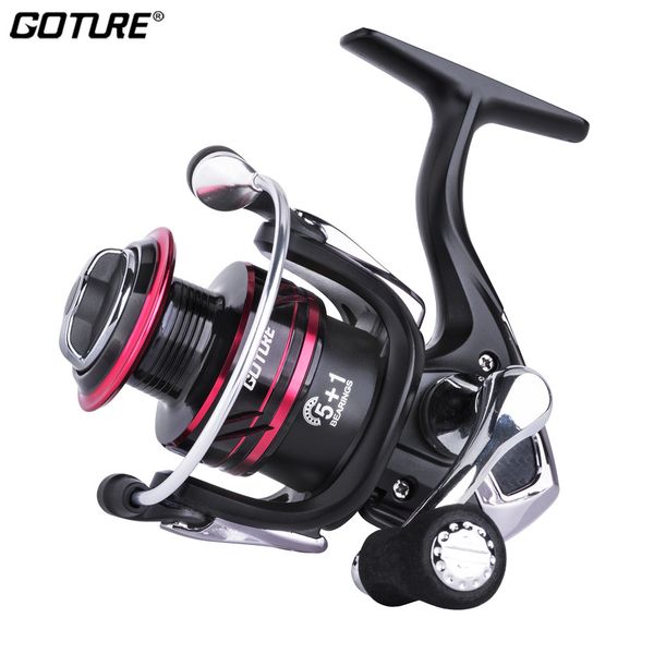 

goture aquila spinning fishing reel 17lb dra 5+1bb lightweight carp fishing reel for saltwater freshwater sea bass fishing wheel