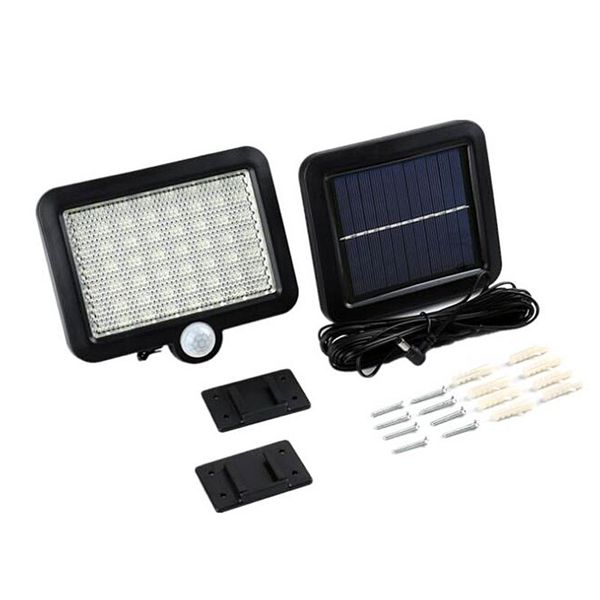 

led outdoor solar wall light pir motion sensor solar lamp waterproof infrared sensor garden light