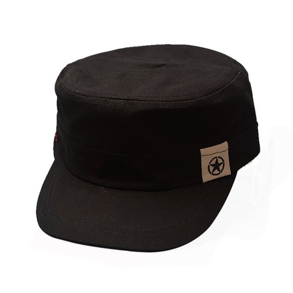 

мужская мода шапки унисекс flat roof военные шляпы cadet patrol буш hat повседневный stars хлопок caps1, Blue;gray