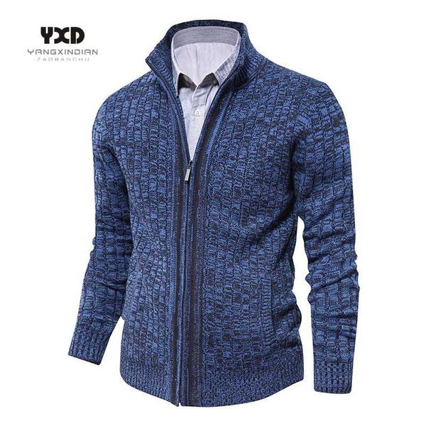 

men's sweaters men knitted zipper cardigan male clothing christmas sweater knitwear outwear, White;black