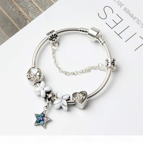 

16 + 5cm новые европейские шарм бисер браслеты 925 серебро змея цепи браслеты ювелирные изделия diy как подарок, Golden;silver