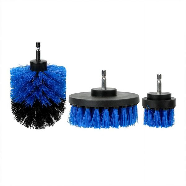 

car washing brush hard bristle drill auto detailing cleaning tools 3pcs/set f-best