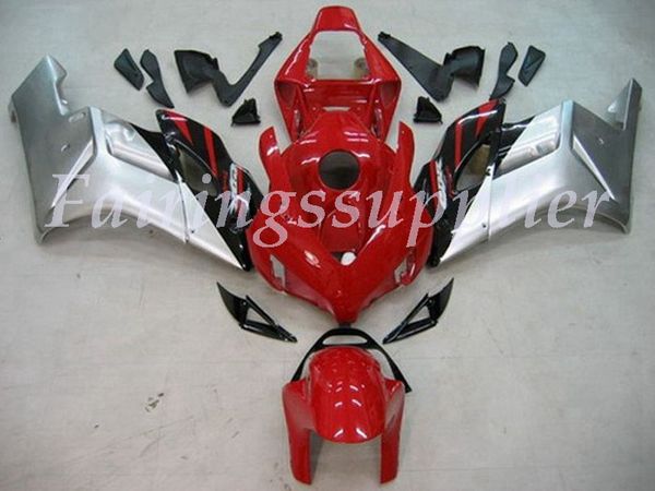 

новый (литье под давлением) abs обтекатель комплекты подходят для honda cbr1000rr (2004 2005) cbr1000rr 04 05 обтекатели набор черный серебр