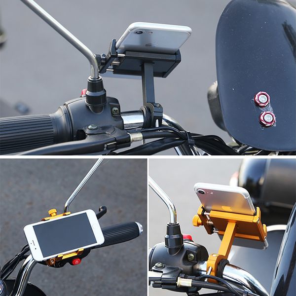 

anti-slip universal bicycle bike motorcycle phone holder mount bracket smart mobile racks cellphone handlebar clip 360 rotatable