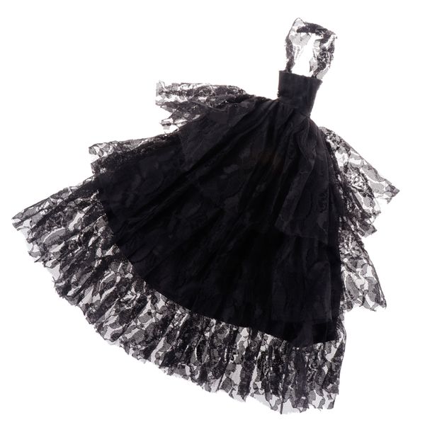 

stylish evening gown wedding dress with long trailing for accessory