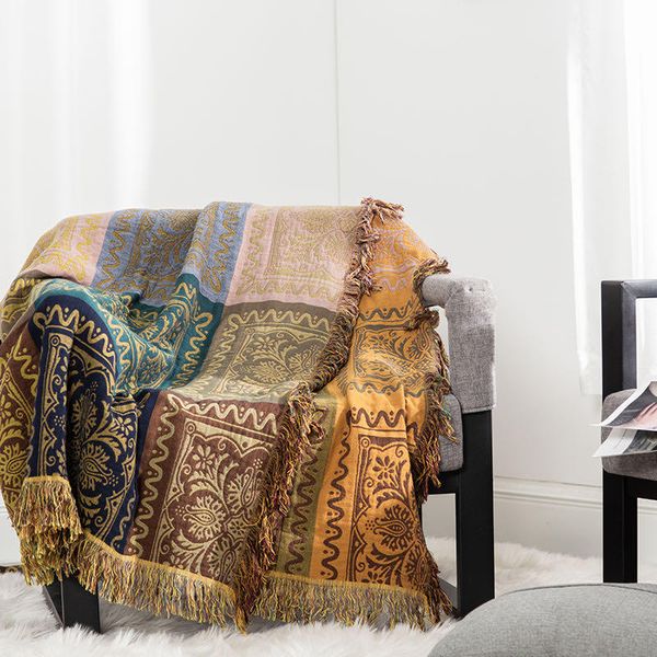 

bonenjoy cotton gauze blanket for sofa summer bedspread queen king size plaid on the bed thread towel blankt
