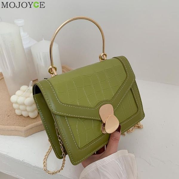 

solid flip ladies shoulder handle totes small crossbody purse retro women messenger purse pu stone pattern tote