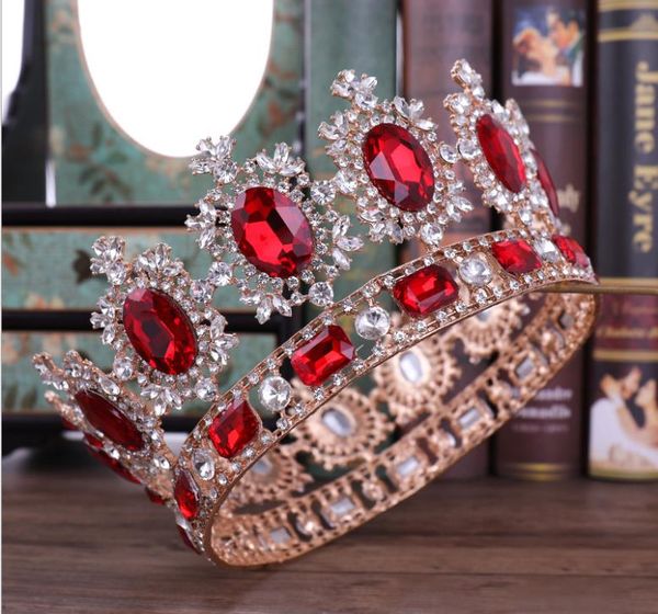 

tuan ming crown luxury full circle crown tiara crown bridal jewelry, Silver