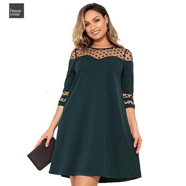 

женщины сексуальное платье лето плюс размер 6xl сетки v шеи половина рукава 5xl твердая плиссе большой размер женской одежды robe, Black;gray