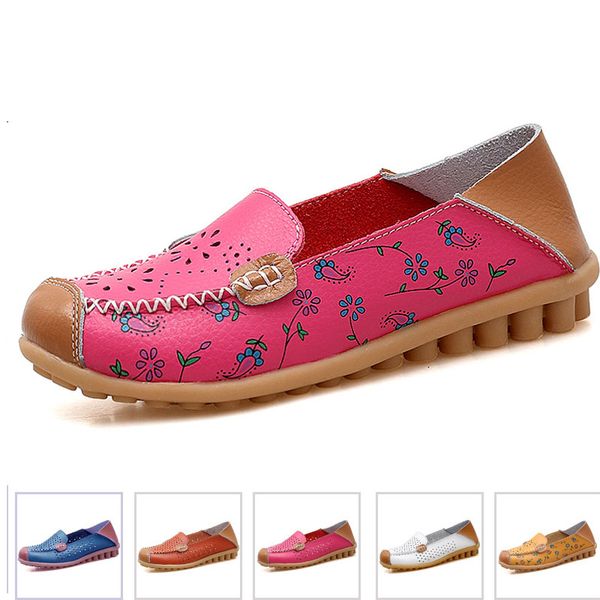 

spring women casual shoes oxford shoes for women hollow breathable flats ladies footwear loafers, Black