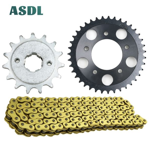 

525 15t 39t motorcycle motor drive chain and front rear sprocket set for gb400 h3 gb 400 15 39 teeth
