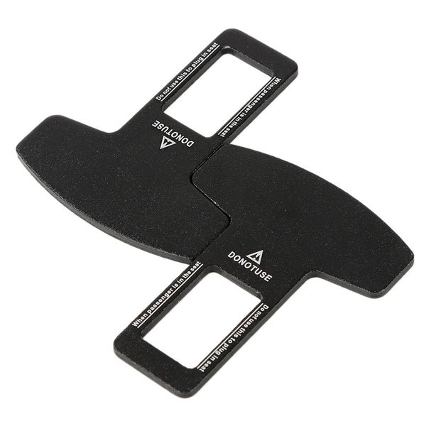 

2pcs car metal safety seat belt buckles car seat safety belt alarm canceler ser clip clamp parts auto interior accessories