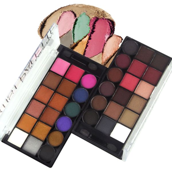 

18 colors matte eyeshadow palette with brush waterproof anti-sweat eyes make up ing