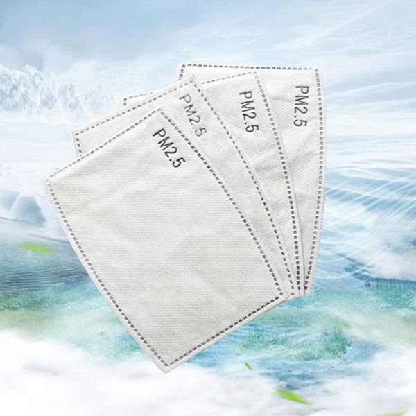 

5 layer mask filter защитная рм2,5 одноразовая маска для лица маски pad замена pad внутренняя прокладка замена фильтра pad respirat eea1725