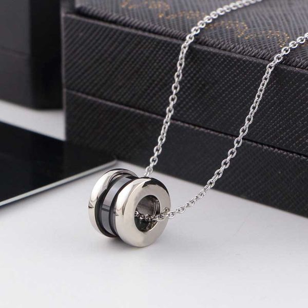 

2020 new jewelry big b brand necklace for love women factory wholesale decorative ceramics necklace fashion jewelry, Silver