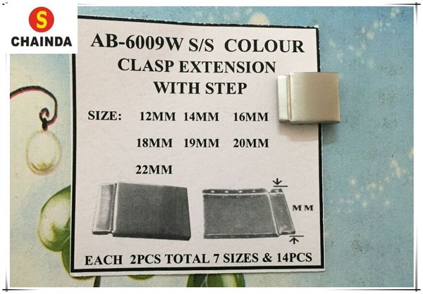 

10pcs watch strap bracelet extender silver extend straps bands clasp extension link for watch repair