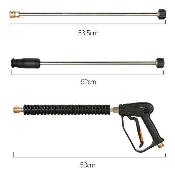 

1set car high pressure washer-gun tube power water jet washer with 5 spray nozzle for cleaner watering lawn garden