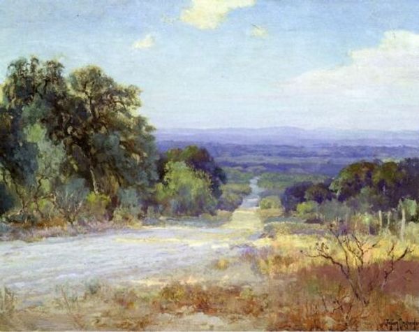 

julian onderdonk a white road at late afternoon home wall art handcrafts /hd print oil painting on canvas wall art canvas pictures 190827