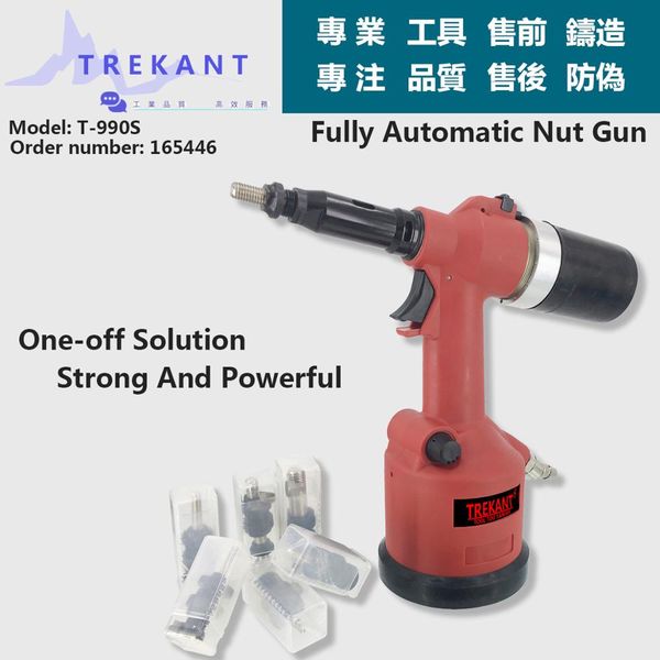 

t-990s m3-m12 automatic air rivet nuts tool pneumatic nut riveter nut riveter gun