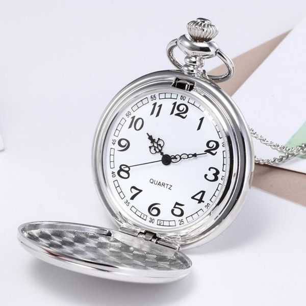 

crown fashion watch bronze chain necklace pocket watches fjwl, Slivery;golden