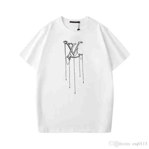 

2020 the designer summer street wear europe paris fashion tshirts cotton tshirt casual womens casual tee t-shirt s-xxl, White