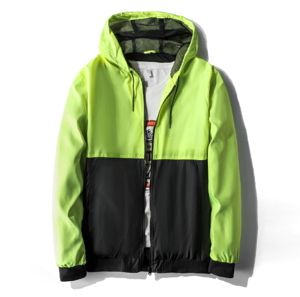 

2020 spring new men's casual thin coat men's color matching youth trend cross-border exclusively for jackets summer, Black;brown